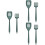 3 Sets Non-Stick Silicone Multi-Function Cooking Spatula 8