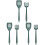 3 Sets Non-Stick Silicone Multi-Function Cooking Spatula 4