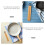 2Pcs Wooden Pot Handle Replacement Detachable Grip For Cooking Pots 8