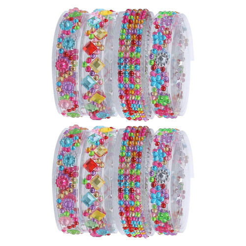 24 Rolls Shiny Rhinestone Self-Adhesive Tapes For Scrapbook 2