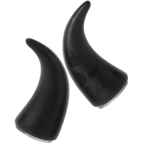 3 Pairs Motorcycle Horn Decor Headlamp Accessory 1