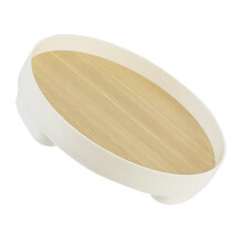 2Pcs Round Jewelry Storage Tray And Key Holder For Entryway