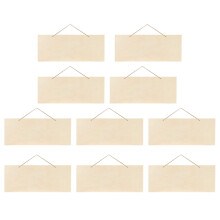 10 uds letrero madera sin terminar, blanca para manualidades