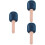 3Pcs Multifunctional Small Plastic Pet Food Spoon And Mini Spatula 8