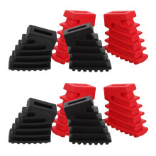 16 Pcs Cymbal Stand Feet: Drum Rack Leg Plastic Protectors 36 X 45 Mm