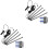 2Pcs Interior Strip Light With Remote Multicolor 5