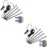 2Pcs Interior Strip Light With Remote Multicolor 8