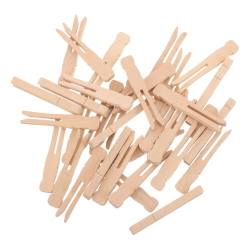 200 Pcs Wooden Clothespins For Laundry And Crafts 1