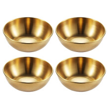 12 Pcs Stainless Steel Appetizer Plate Sauce Spice Seasoning Dish