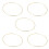 6 Sets 5Pcs Iron Dream Catcher Rings for Diy Crafting 1