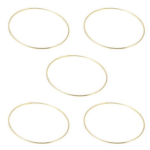 6 Sets 5Pcs Iron Dream Catcher Rings for Diy Crafting