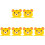6 Pcs Bell Simulation Tiger Pattern Bike Horn With Button Battery 2