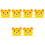6 Pcs Bell Simulation Tiger Pattern Bike Horn With Button Battery 3