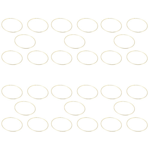 6 Sets 5Pcs Iron Dream Catcher Rings for Diy Crafting 1