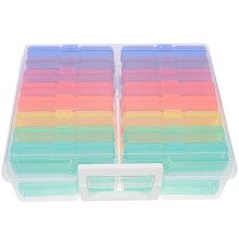 2 Sets Photo Storage Boxes Multi-Functional Card Organizers