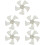 5Pcs Standing Fan 5 Leaves Thicken Electric Fan Leaf 8