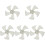 5Pcs Standing Fan 5 Leaves Thicken Electric Fan Leaf 4