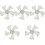 5Pcs Standing Fan 5 Leaves Thicken Electric Fan Leaf 5