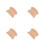 4Pcs Wooden Baluster Spindle Stair Decoration Replacement 5