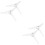 4 Pcs Artificial Christmas Tree Stand Base Pole Support 8