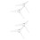 4 Pcs Artificial Christmas Tree Stand Base Pole Support 7