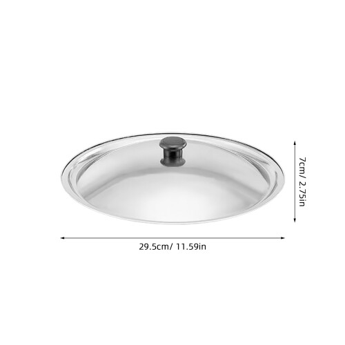 Universaldeckel Für Topf Pfanne 29,5 Cm Mit Bakelit-Griff 1