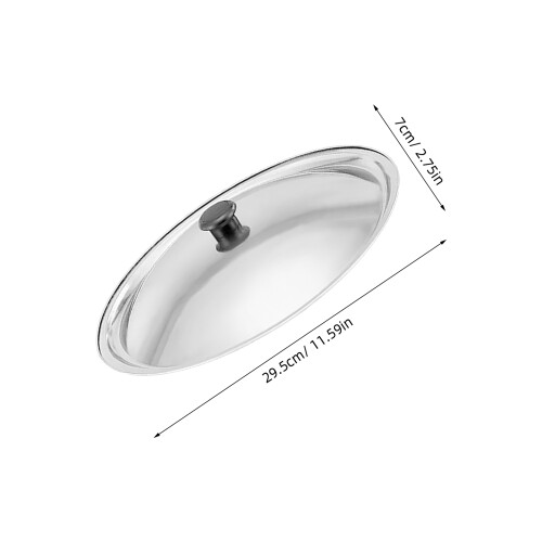 Universaldeckel Für Topf Pfanne 29,5 Cm Mit Bakelit-Griff 2
