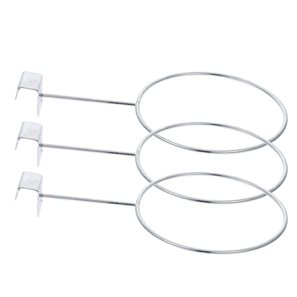 Photos - Basketball Hoop 6 Pcs Mounted Basketball Holder Iron Balls Storage Rack Hats Display