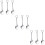 9 Pcs Spade Shaped Stainless Steel Coffee Stirrer For Home Bar 9