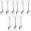 9 Pcs Spade Shaped Stainless Steel Coffee Stirrer For Home Bar 3