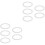 10 Pcs Silicone Sealing Rings For Bottle Container Kitchen Gadget 3