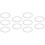 10 Pcs Silicone Sealing Rings For Bottle Container Kitchen Gadget 2