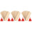 30 Sets Wooden Bookmarks Blank Page Markers Diy Hanging Tags 4