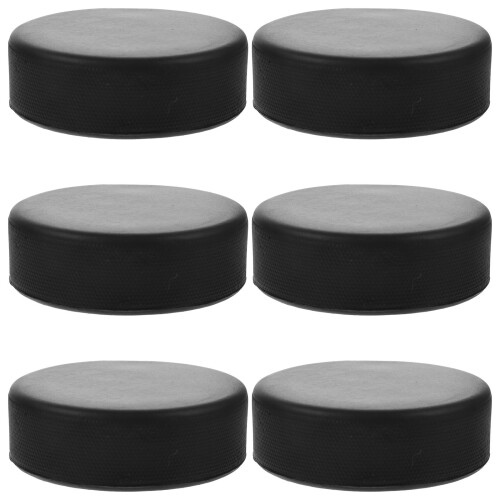 6 discos de hockey sobre hielo de repuesto, accesorios para practicar