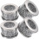 8 Pcs Shiny Splints Crystal Diamond Napkin Rings For Parties 1