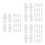 60 Pcs Universal Toilet Brush Handle Connector Plastic 7