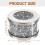 8 Pcs Shiny Splints Crystal Diamond Napkin Rings For Parties 10