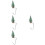 4Pcs Christmas Themed Hook Stocking Hanger For Mantel 9