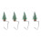 4Pcs Christmas Themed Hook Stocking Hanger For Mantel 6