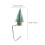4Pcs Christmas Themed Hook Stocking Hanger For Mantel 11