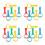 24 Pcs Baby Pull Up Rings For Walking Practice And Stand Up Assistance 4