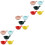 15 Pcs Ceramic Sauce Dish Practical Appetizer Saucer 5