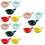 15 Pcs Ceramic Sauce Dish Practical Appetizer Saucer 7