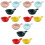 15 Pcs Ceramic Sauce Dish Practical Appetizer Saucer 3