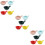 15 Pcs Ceramic Sauce Dish Practical Appetizer Saucer 9