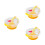 3 Pcs Baby Training Bowl Set Non- Temperature Yellow 6
