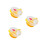 3 Pcs Baby Training Bowl Set Non- Temperature Yellow 10