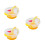 3 Pcs Baby Training Bowl Set Non- Temperature Yellow 7