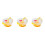 3 Pcs Baby Training Bowl Set Non- Temperature Yellow 4