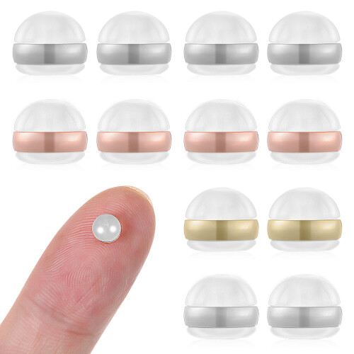 48 Pcs Earring Backs Replacement Secure Ear Locks For Stud Earrings